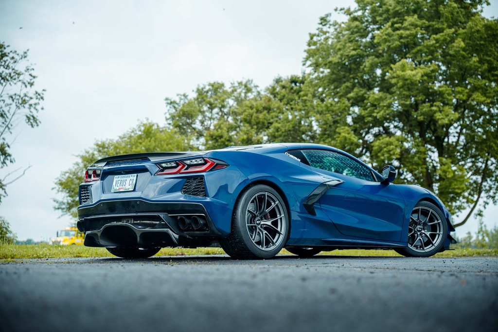 Carbon Polyweave Side Splitter Kit - Corvette Stingray (C8